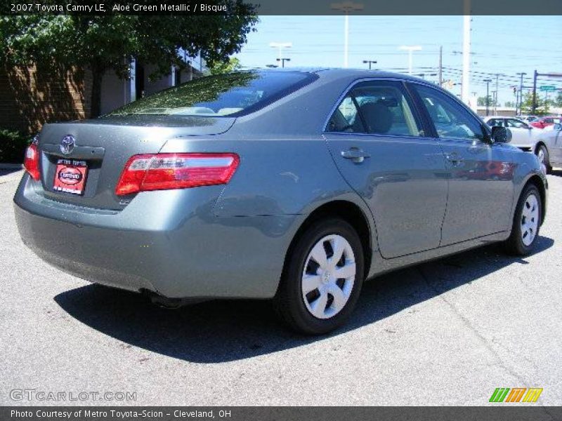 Aloe Green Metallic / Bisque 2007 Toyota Camry LE