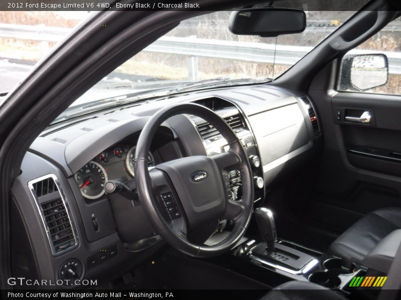 Ebony Black / Charcoal Black 2012 Ford Escape Limited V6 4WD