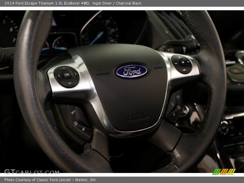 Ingot Silver / Charcoal Black 2014 Ford Escape Titanium 1.6L EcoBoost 4WD