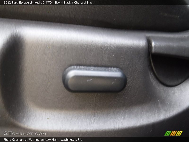 Ebony Black / Charcoal Black 2012 Ford Escape Limited V6 4WD