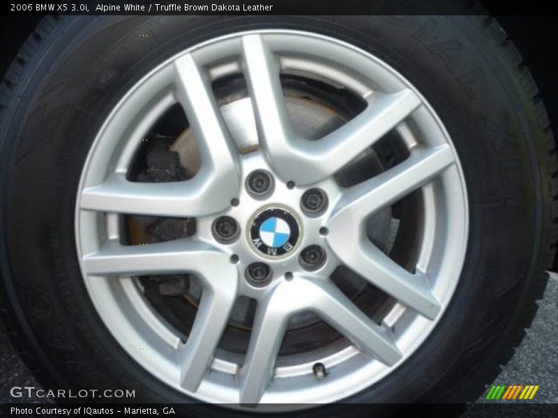 Alpine White / Truffle Brown Dakota Leather 2006 BMW X5 3.0i