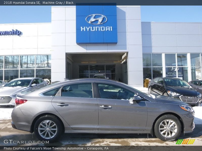 Machine Gray / Black 2018 Hyundai Sonata SE