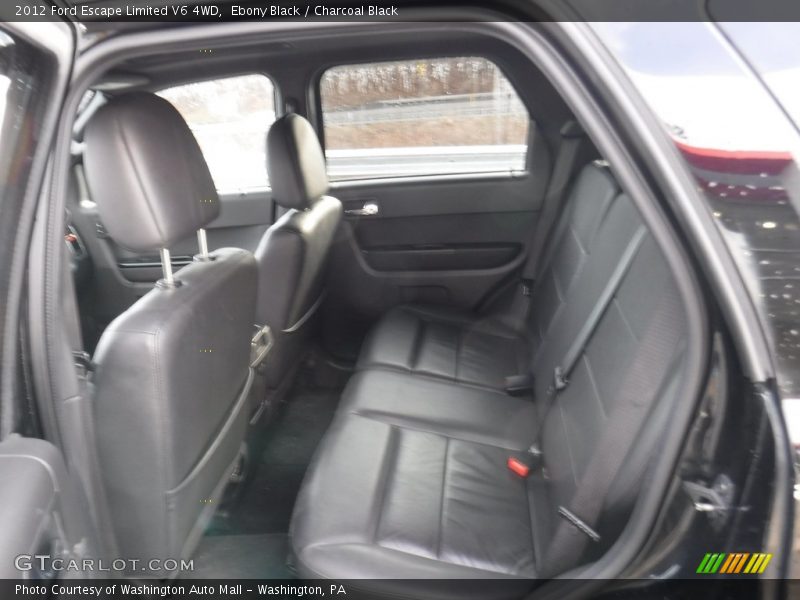 Ebony Black / Charcoal Black 2012 Ford Escape Limited V6 4WD