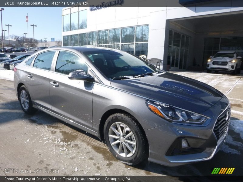 Machine Gray / Black 2018 Hyundai Sonata SE