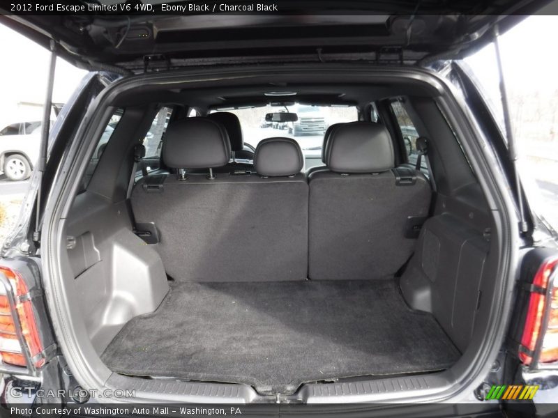 Ebony Black / Charcoal Black 2012 Ford Escape Limited V6 4WD