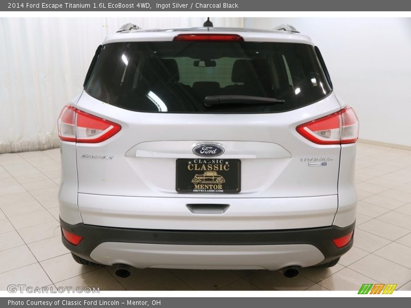 Ingot Silver / Charcoal Black 2014 Ford Escape Titanium 1.6L EcoBoost 4WD