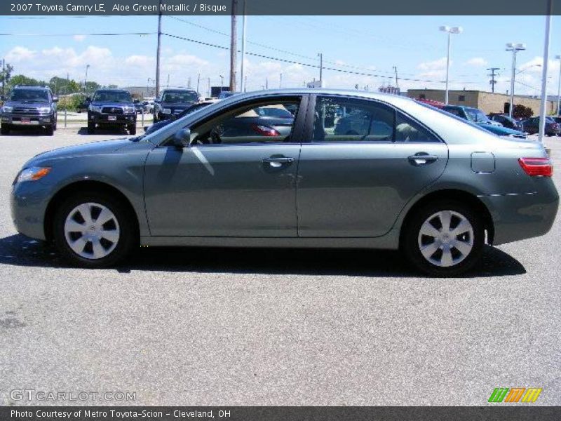 Aloe Green Metallic / Bisque 2007 Toyota Camry LE