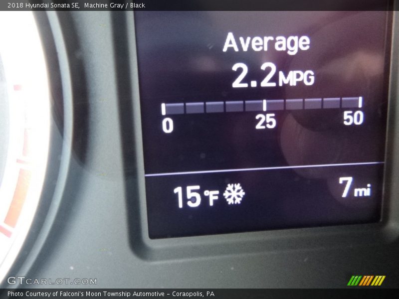 Machine Gray / Black 2018 Hyundai Sonata SE