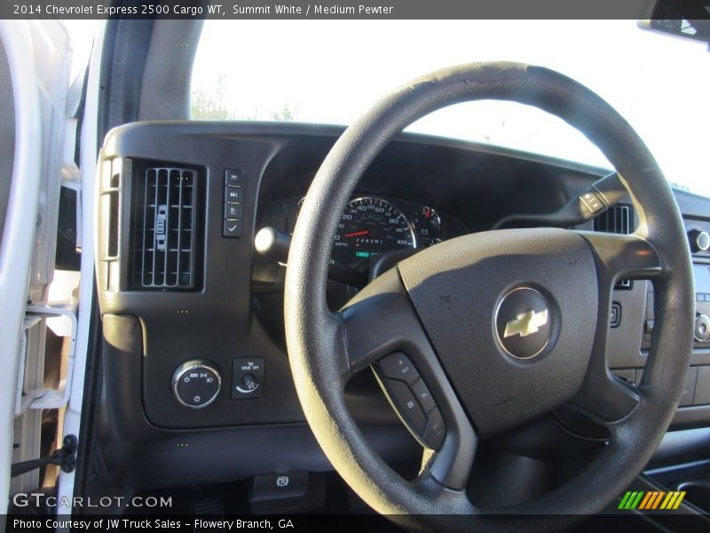Summit White / Medium Pewter 2014 Chevrolet Express 2500 Cargo WT