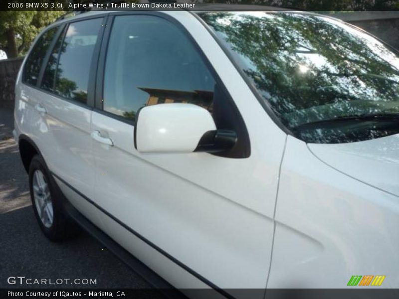 Alpine White / Truffle Brown Dakota Leather 2006 BMW X5 3.0i