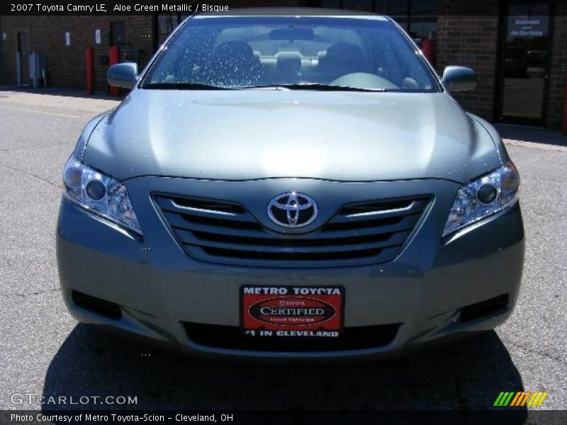 Aloe Green Metallic / Bisque 2007 Toyota Camry LE