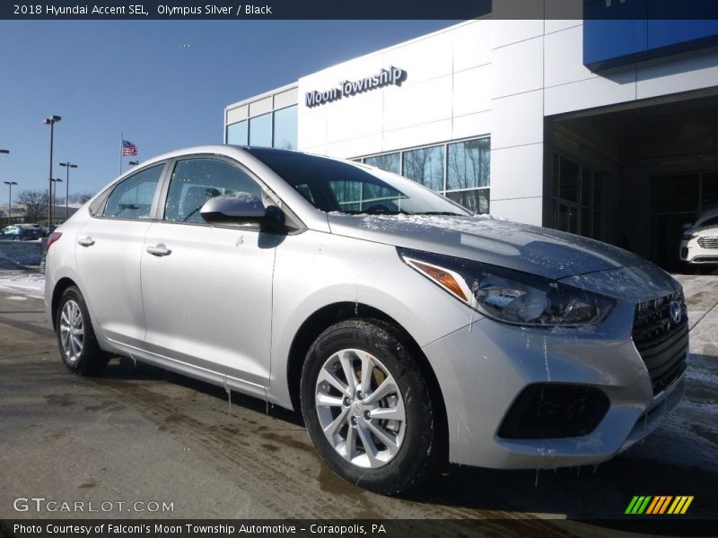 Olympus Silver / Black 2018 Hyundai Accent SEL