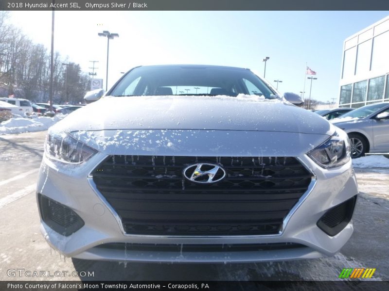 Olympus Silver / Black 2018 Hyundai Accent SEL