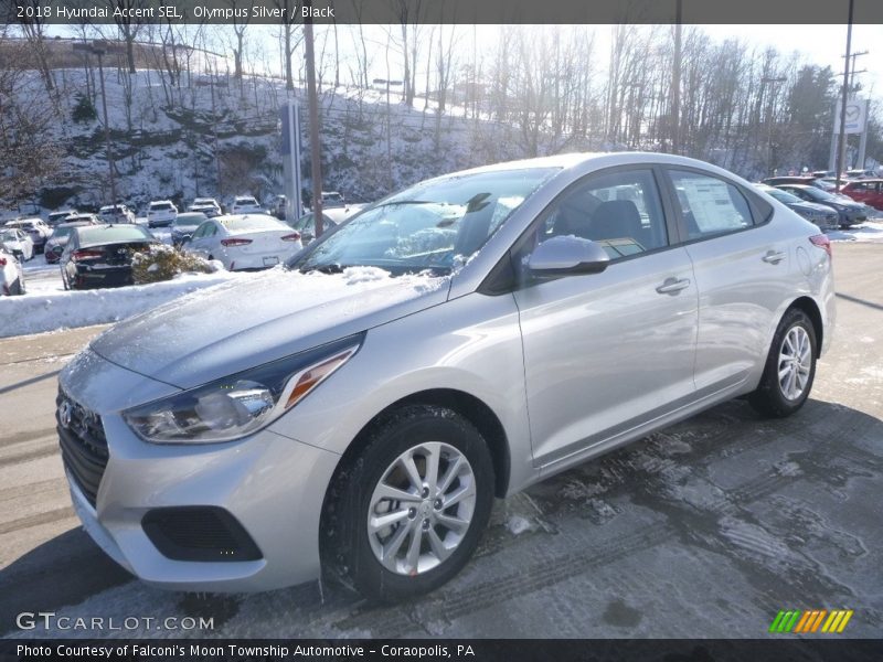 Olympus Silver / Black 2018 Hyundai Accent SEL