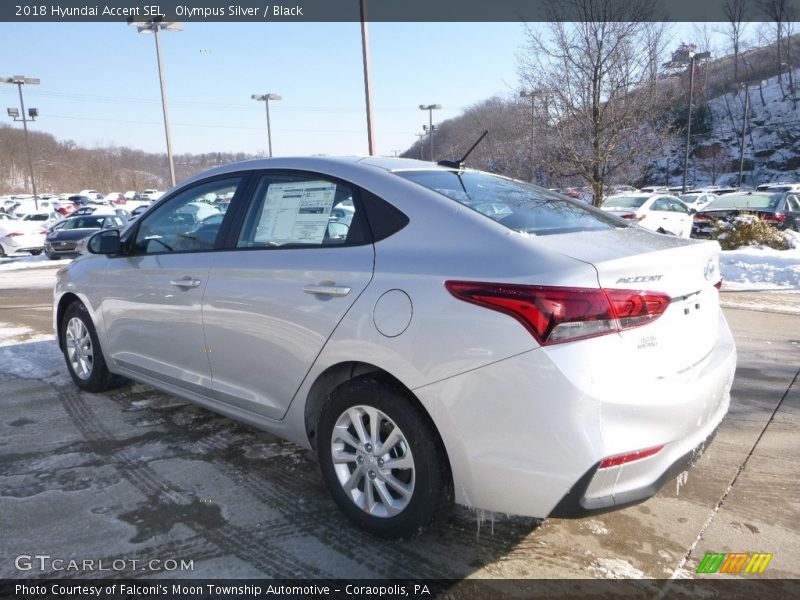 Olympus Silver / Black 2018 Hyundai Accent SEL