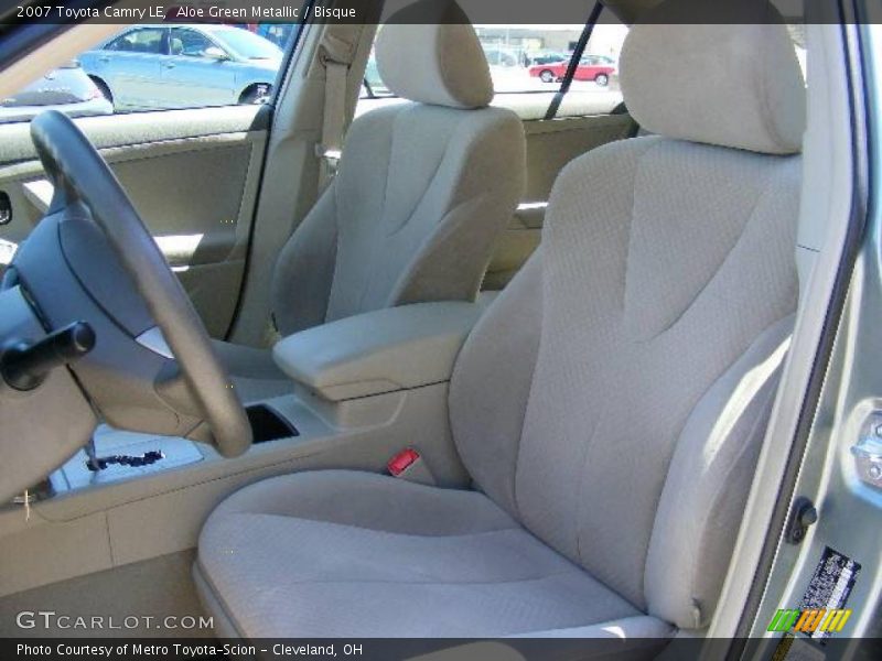 Aloe Green Metallic / Bisque 2007 Toyota Camry LE