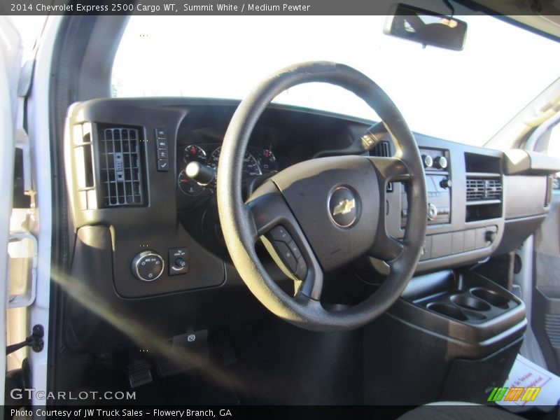 Summit White / Medium Pewter 2014 Chevrolet Express 2500 Cargo WT