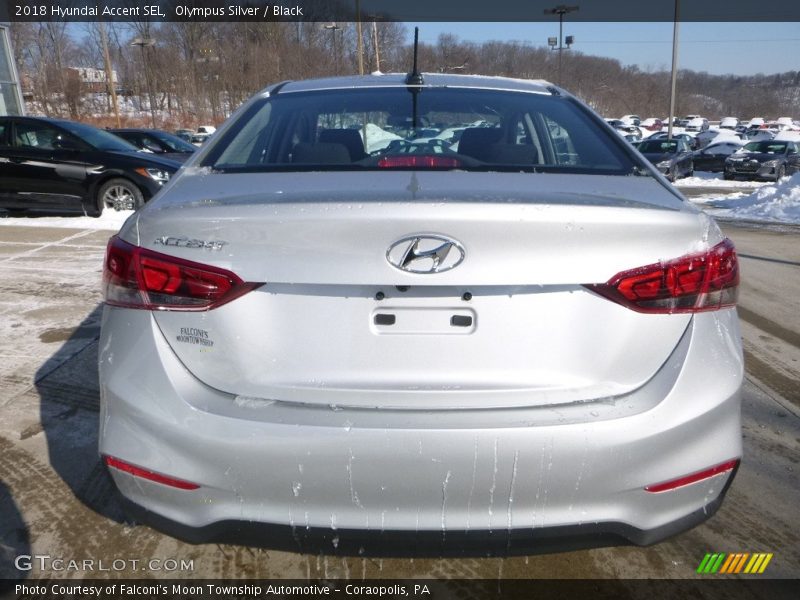 Olympus Silver / Black 2018 Hyundai Accent SEL