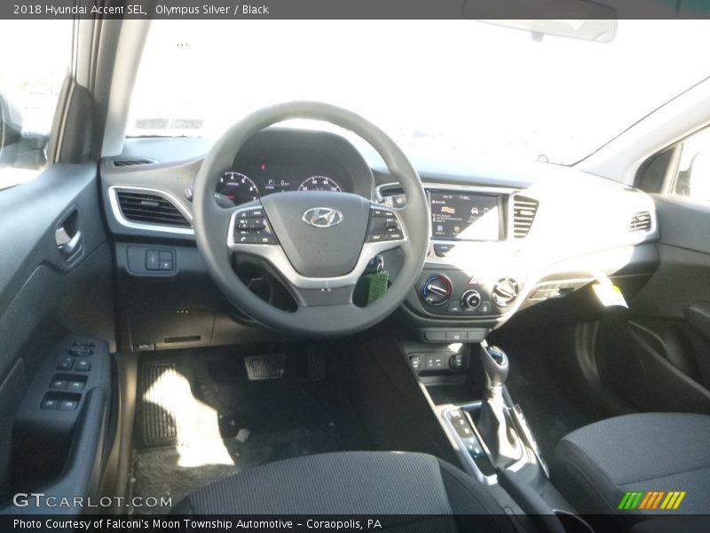Olympus Silver / Black 2018 Hyundai Accent SEL
