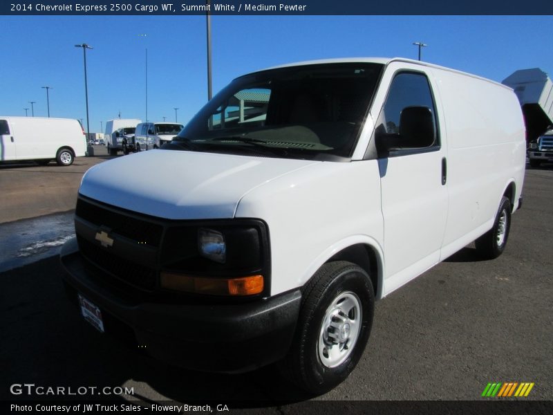 Summit White / Medium Pewter 2014 Chevrolet Express 2500 Cargo WT