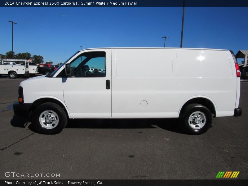 Summit White / Medium Pewter 2014 Chevrolet Express 2500 Cargo WT