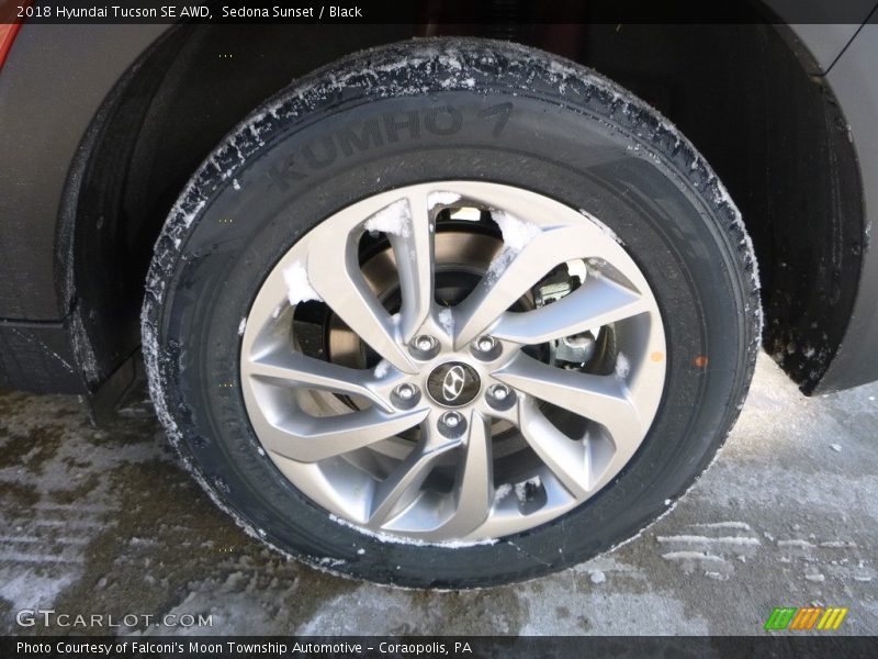 Sedona Sunset / Black 2018 Hyundai Tucson SE AWD