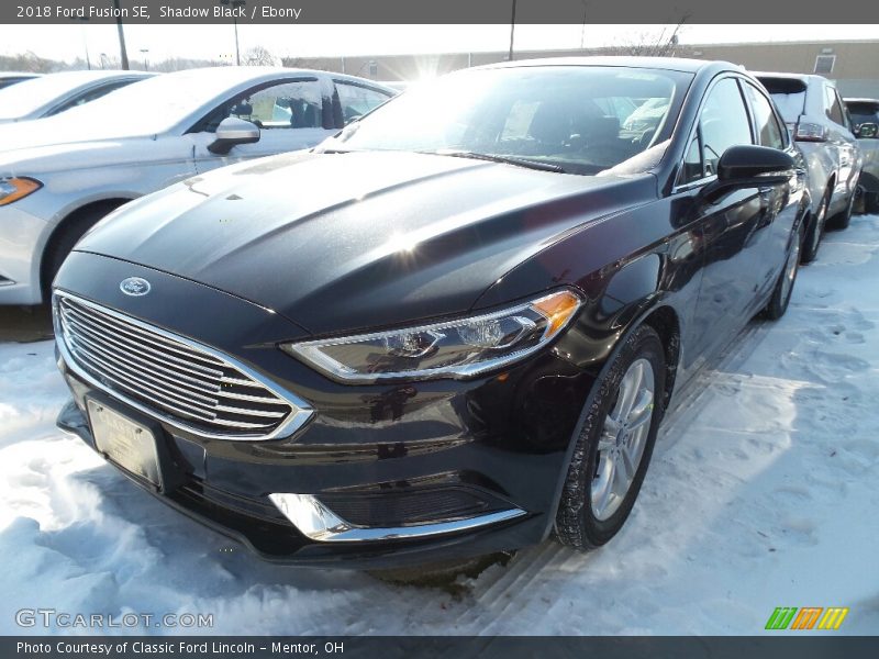 Shadow Black / Ebony 2018 Ford Fusion SE
