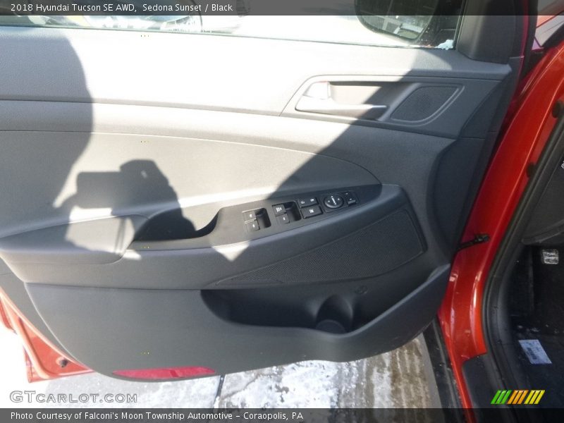 Sedona Sunset / Black 2018 Hyundai Tucson SE AWD