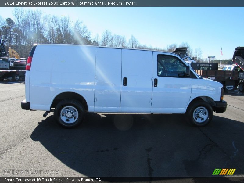 Summit White / Medium Pewter 2014 Chevrolet Express 2500 Cargo WT