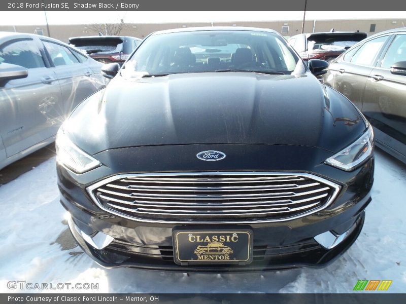 Shadow Black / Ebony 2018 Ford Fusion SE