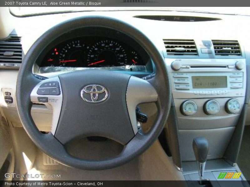 Aloe Green Metallic / Bisque 2007 Toyota Camry LE