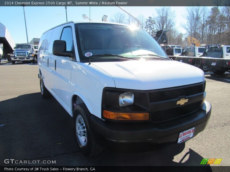 Summit White / Medium Pewter 2014 Chevrolet Express 2500 Cargo WT