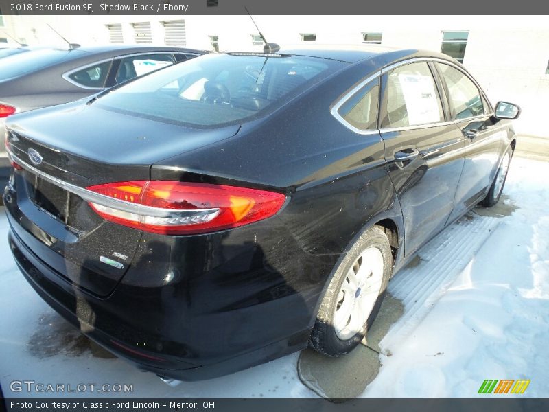 Shadow Black / Ebony 2018 Ford Fusion SE