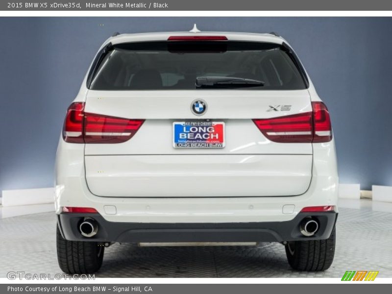 Mineral White Metallic / Black 2015 BMW X5 xDrive35d