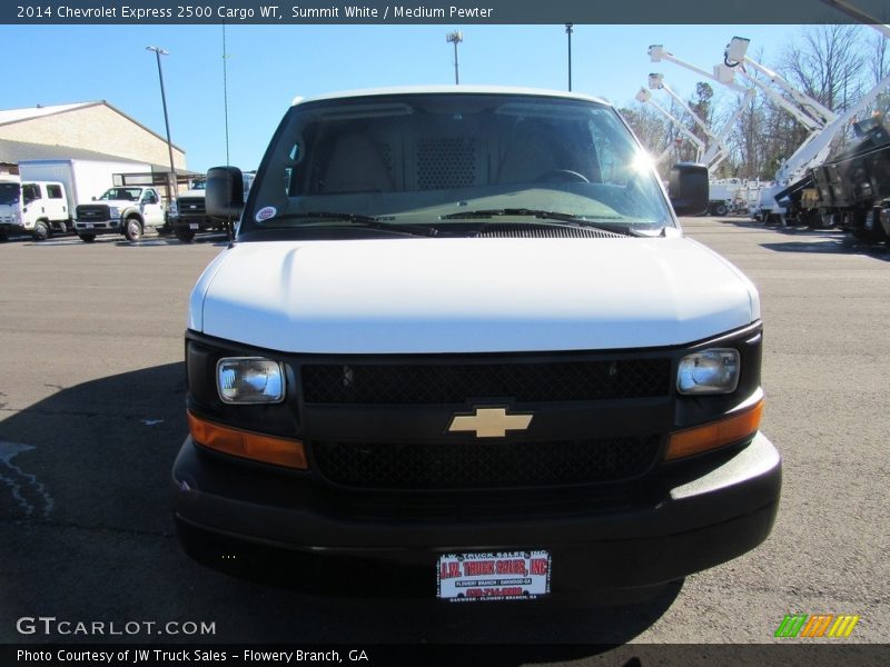 Summit White / Medium Pewter 2014 Chevrolet Express 2500 Cargo WT