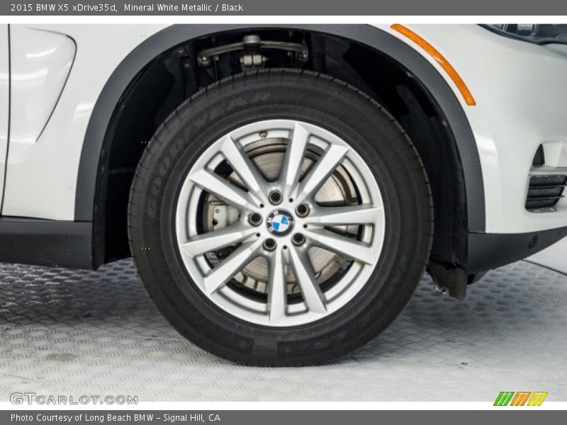Mineral White Metallic / Black 2015 BMW X5 xDrive35d