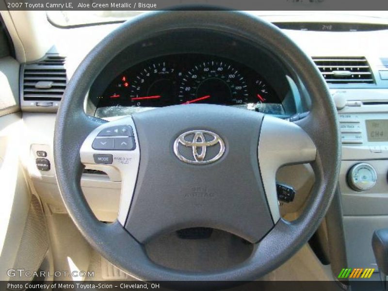 Aloe Green Metallic / Bisque 2007 Toyota Camry LE