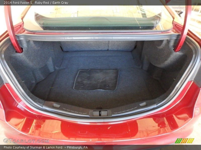 Ruby Red / Earth Gray 2014 Ford Fusion S