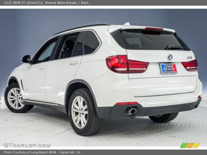 Mineral White Metallic / Black 2015 BMW X5 xDrive35d
