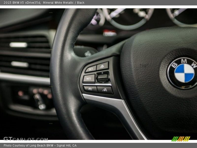 Mineral White Metallic / Black 2015 BMW X5 xDrive35d