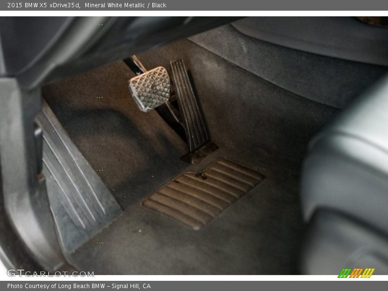 Mineral White Metallic / Black 2015 BMW X5 xDrive35d