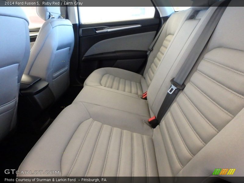 Ruby Red / Earth Gray 2014 Ford Fusion S