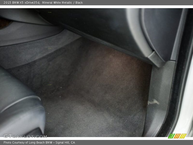 Mineral White Metallic / Black 2015 BMW X5 xDrive35d