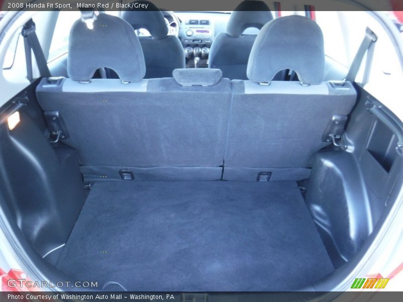 Milano Red / Black/Grey 2008 Honda Fit Sport