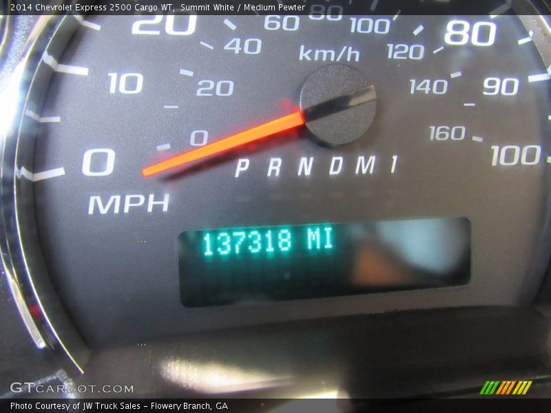Summit White / Medium Pewter 2014 Chevrolet Express 2500 Cargo WT