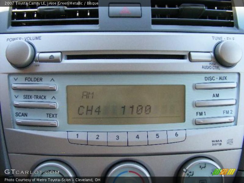 Aloe Green Metallic / Bisque 2007 Toyota Camry LE