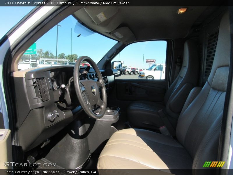 Summit White / Medium Pewter 2014 Chevrolet Express 2500 Cargo WT