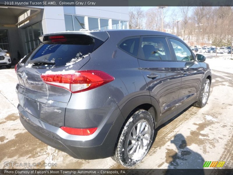 Coliseum Gray / Gray 2018 Hyundai Tucson SE AWD