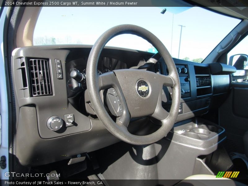 Summit White / Medium Pewter 2014 Chevrolet Express 2500 Cargo WT