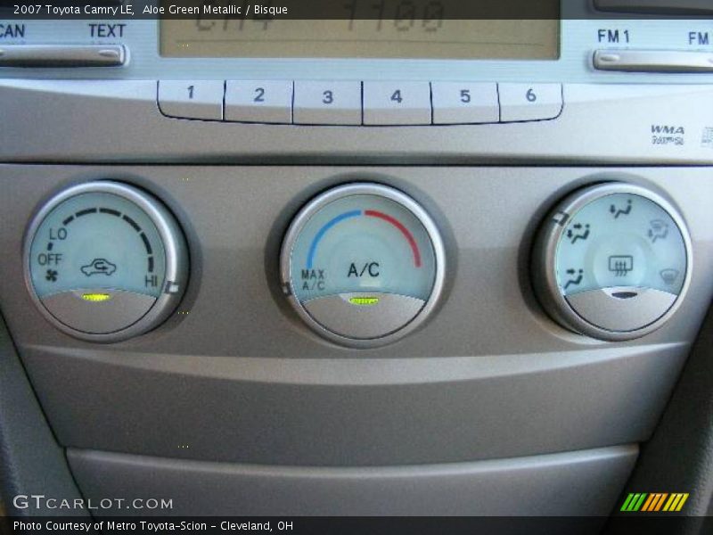 Aloe Green Metallic / Bisque 2007 Toyota Camry LE